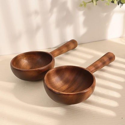 Handcrafted Large Wooden Serving Spoon – Multi-Purpose Wood Ladle for Kitchen & Cooking